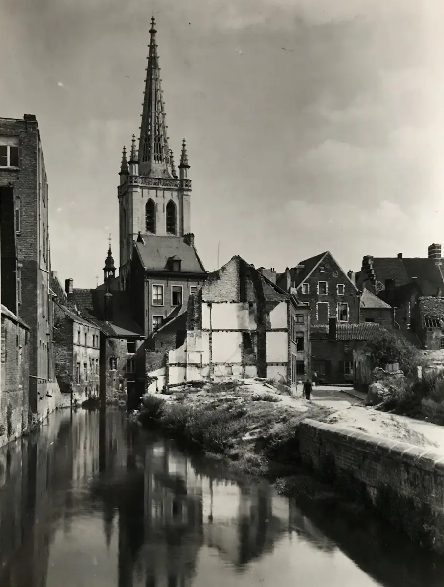 Historisch beeld van de buurt rond De Warande in Leuven (10 van 23)
