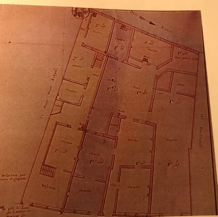 Plan van De Warande, 1815