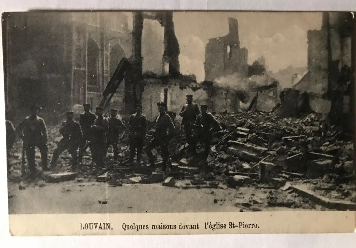 Historisch beeld van de buurt rond De Warande in Leuven (17 van 23)